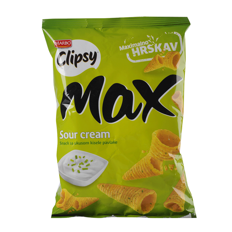 Clipsy Max Sour Cream 25g Zirapro