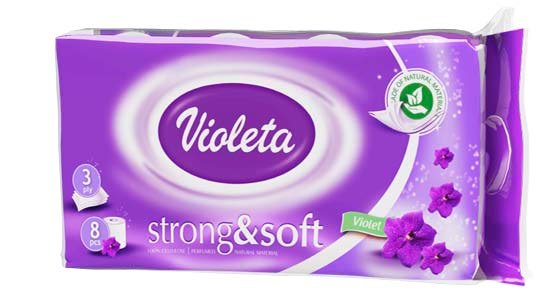 VIOLETA WC PAPIR 8 ROLA