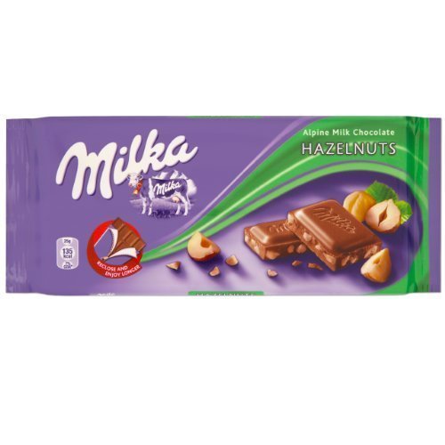 MILKA HAZELNUTS 100G