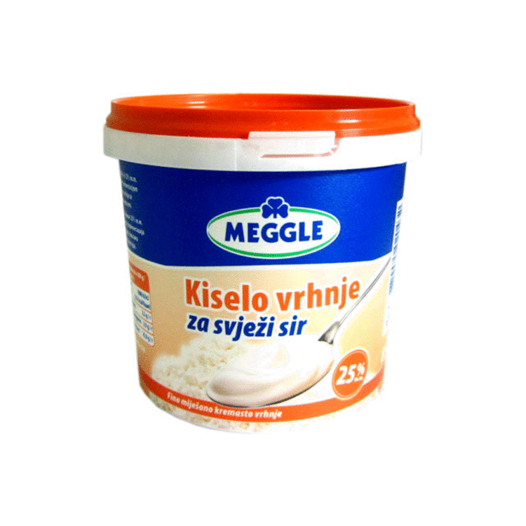 VRHNJE ZA SVJEŽI SIR MEGGLE 25% 850GR