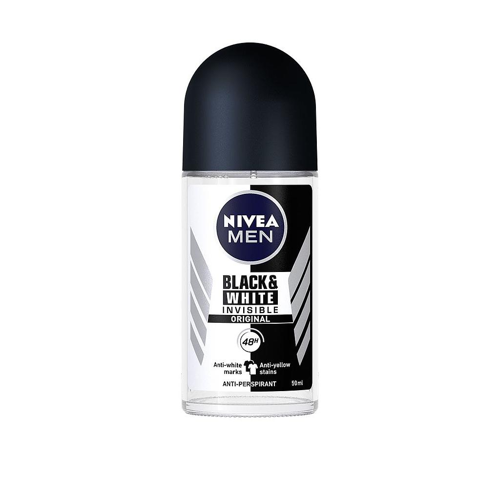 NIVEA ROLON 50ML BLACK&amp;WHITE 